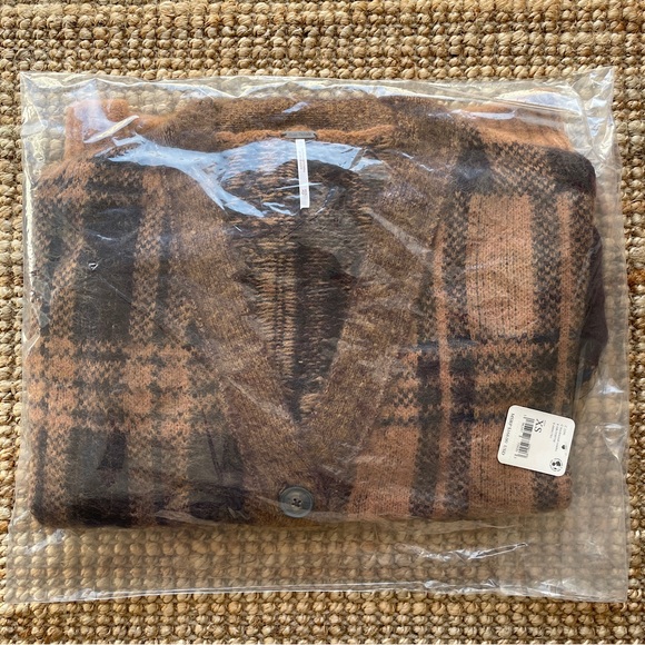NEW Free People Sepia Cardigan Sweater - Picture 8 of 15
